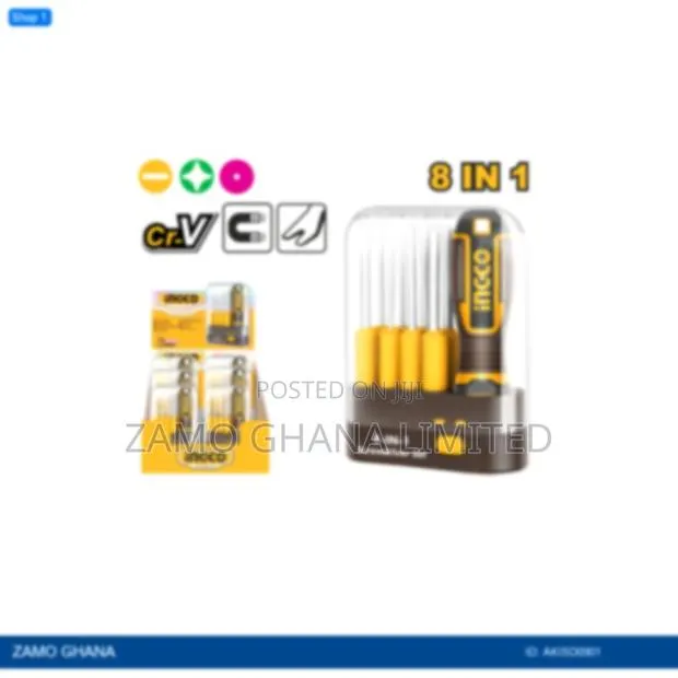 9 PCS Interchangeable Screwdriver - Akisd0901 · Photo 1