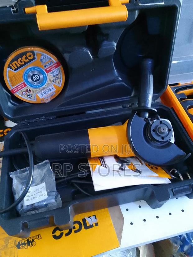 Ingco Angle Grinder 950w With Case and 10pcs Dics · Photo 2