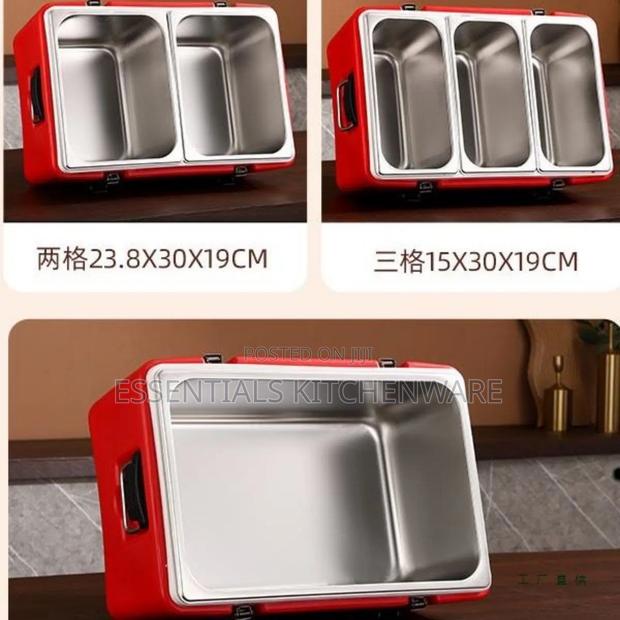 Compartment Insulated Food Warmer Set · Photo 1