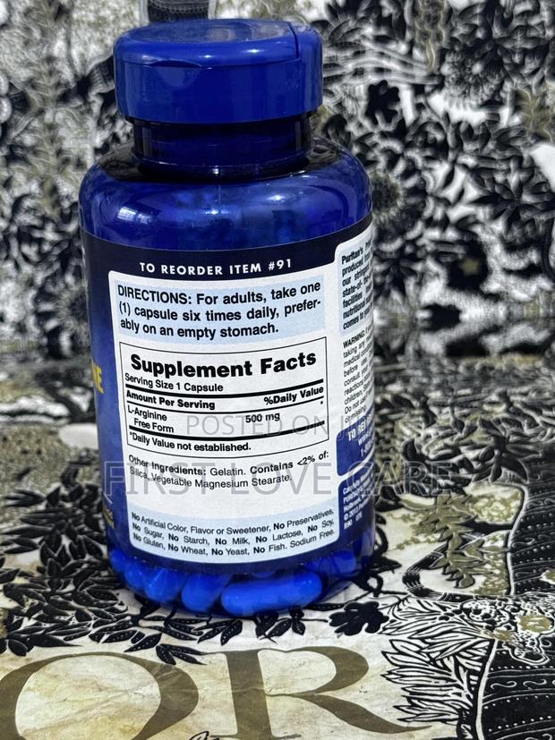 Puritan's Pride L Arginine 500mg · Photo 2