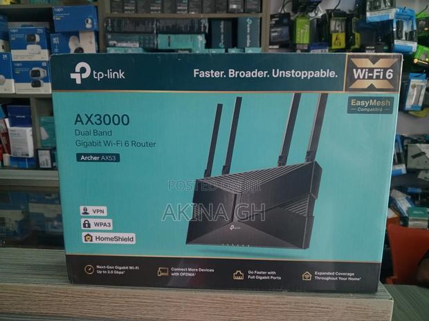 TP-Link Archer Ax53 Dual Band Gigabit Wi-Fi 6 Router Ax3000 · Photo 1