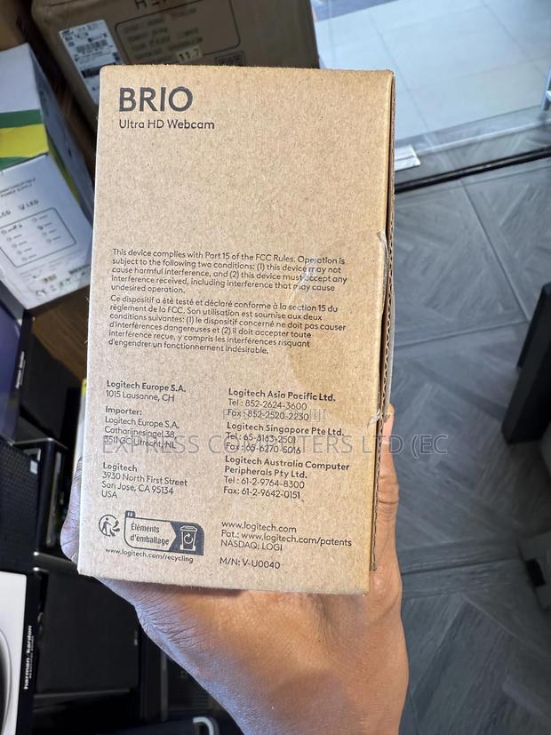 Logitech Brio Webcam: Ultra Hd Video, Noise-Canceling Mic, · Photo 3
