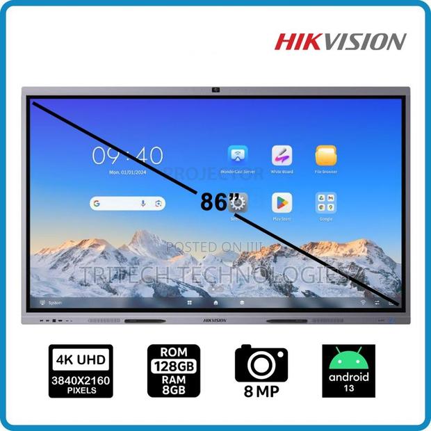 Hikvision Ds-D5c86rb/B 86-Inch Interactive Display With Webcam · Photo 2
