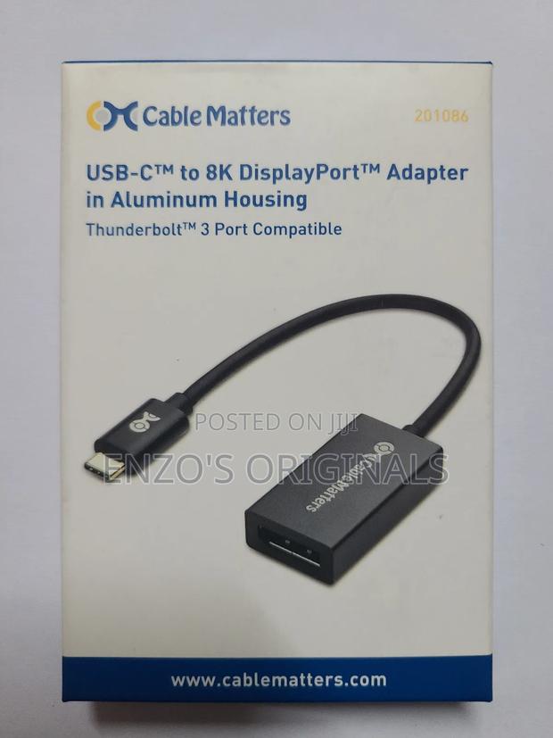Usb-c To 8k Display Port Adapter High Resolution & Quality · Photo 1