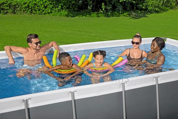 No Pump Regtangular Metal Frame Swimming Pool 14ft 402 Cm 4m No Ladder · Photo 2