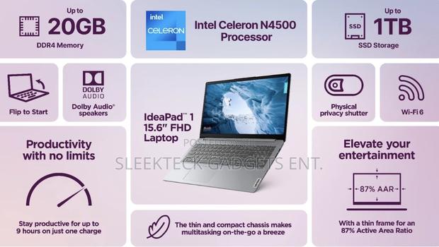 New Laptop Lenovo Ideapad 3 8GB Intel Core i5 SSD 256GB · Photo 2