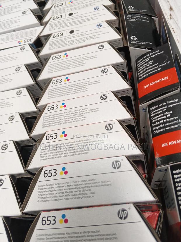 Hp Ink Cartridges 653 Back and Colors · Photo 2