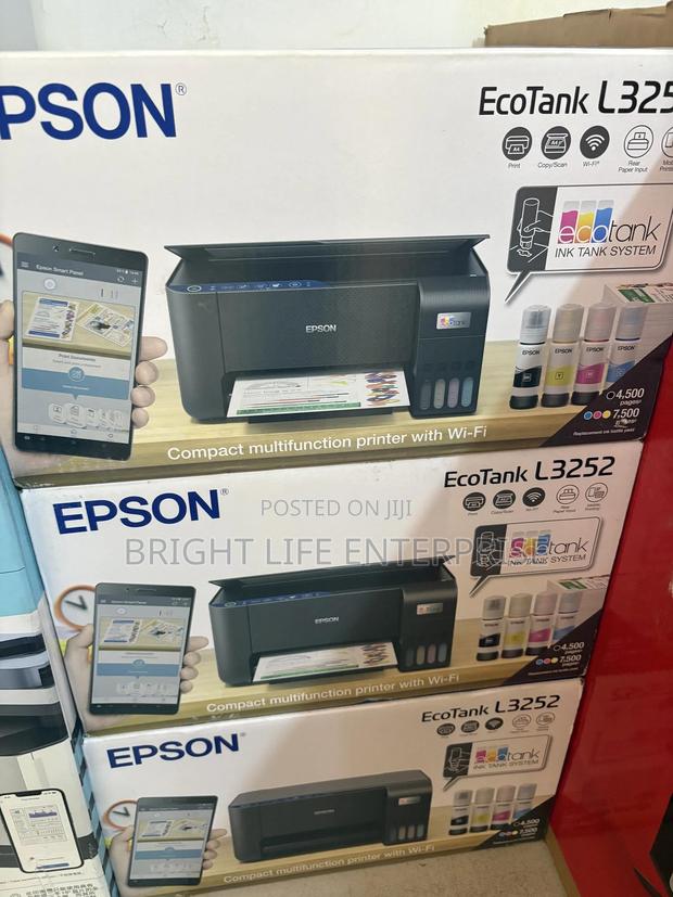 Epson Ecotank L3252 Print Scan Copy Colour Printer · Photo 1