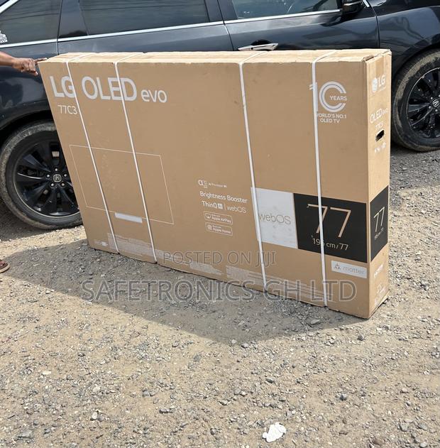 Elegant Lg 73 Inch Oled Android Frameless Uhd 77c3 Tv · Photo 1