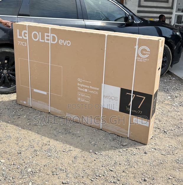 Elegant Lg 73 Inch Oled Android Frameless Uhd 77c3 Tv · Photo 2
