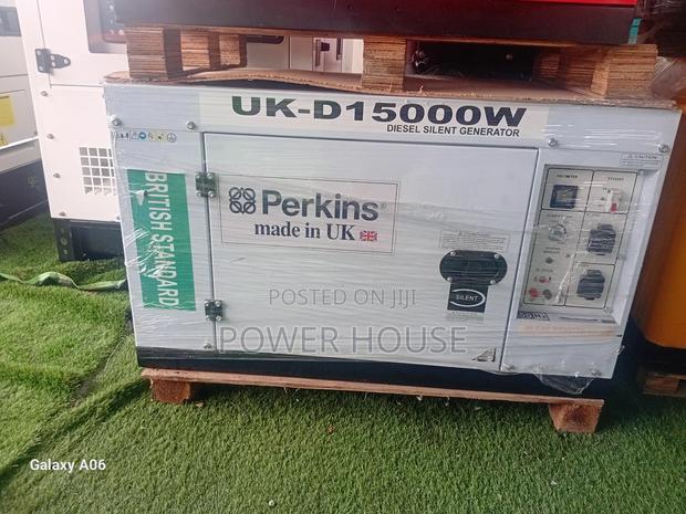 Pekins 15kva Generator – Silent Canopy Diesel Set · Photo 1