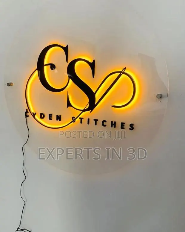 Iindoor Signage Lighted · Photo 1
