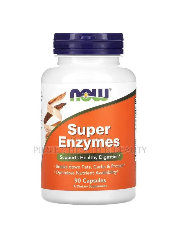 Now Foods Super Enzymes, 90 Capsules · Photo 1