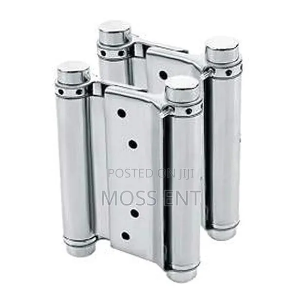 Double Action Spring Hinges 3 Inch Silver - Dah-Sn3 · Photo 1