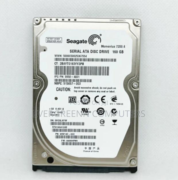 160gb Seagate Momentous Hard Drive · Photo 1