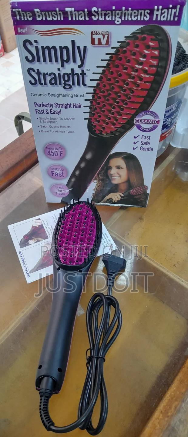Simply Straight Hair Straightening Brush. · Photo 1