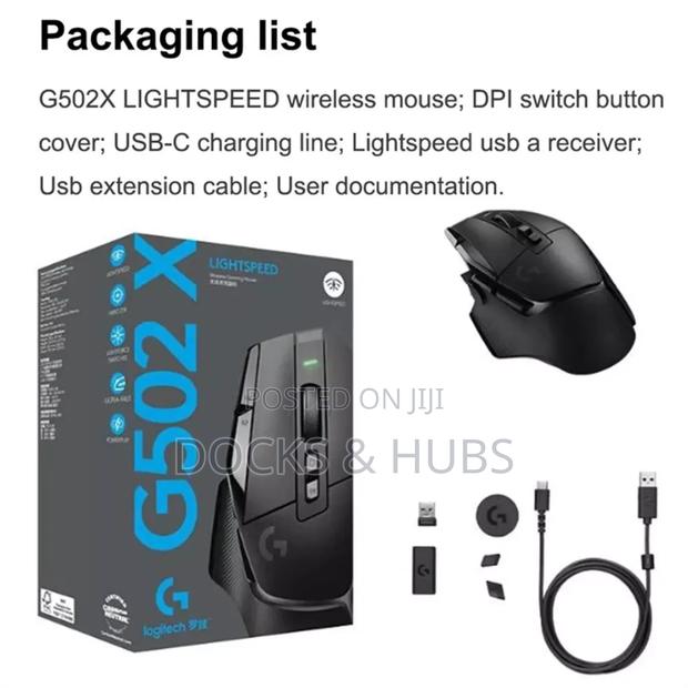 Logitech G502 X Lightspeed Wireless Gaming Mouse · Photo 6