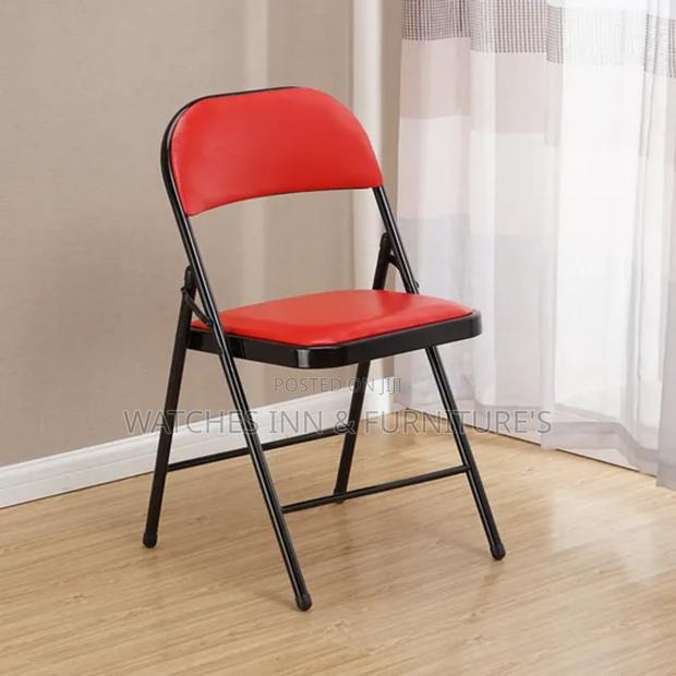 Church/ Banquet Folding Chair ( Metal Base Leather Padded ) · Photo 1