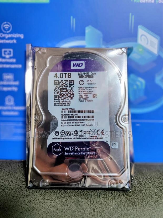 HDD 4tb Surveillance Driver for CCTV Western Digital Drive · Photo 1