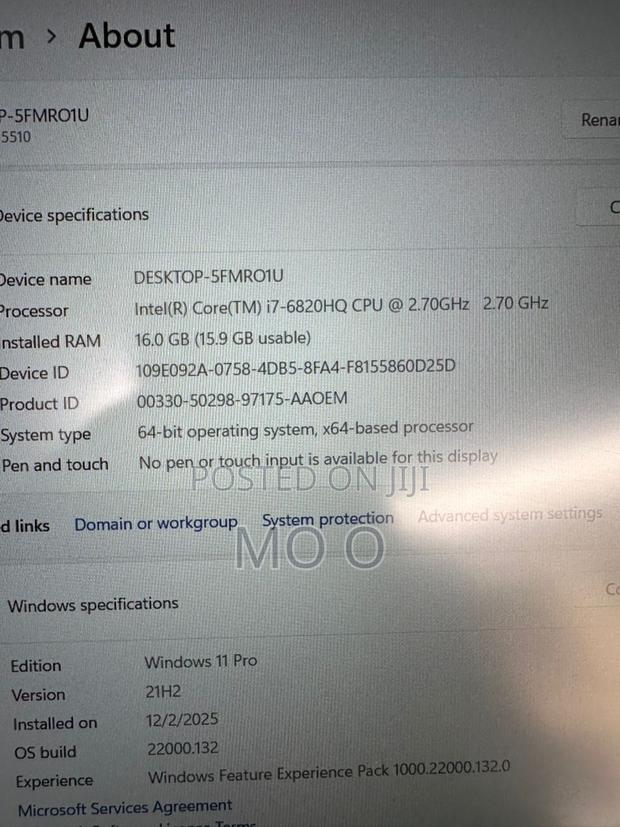Laptop Dell Precision 15 5510 16GB Intel Core I7 SSD 512GB · Photo 4