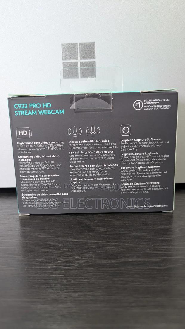 Logitech C922 Pro Hd Stream Webcam + Tripod · Photo 2