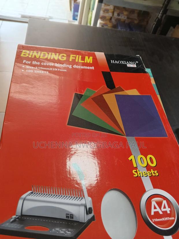 A4 Binding Film Plain · Photo 3