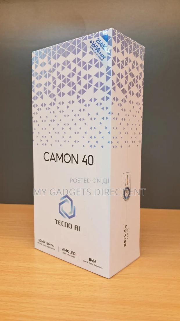 New Tecno Camon 40 256 GB Black · Photo 2