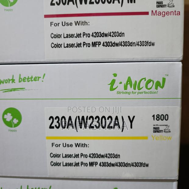 Hp 230a Yellow Toner Cartridge W2302a · Photo 1