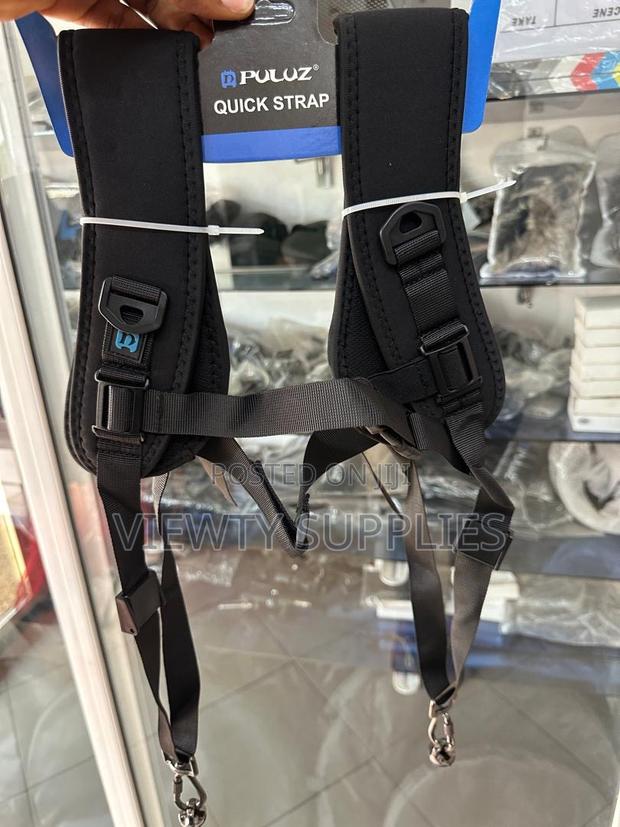 Double Quick Release Shoulder Harness Soft Pad Strap Belt for Cameras · Photo 4