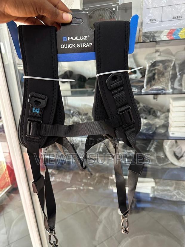 Double Quick Release Shoulder Harness Soft Pad Strap Belt for Cameras · Photo 2