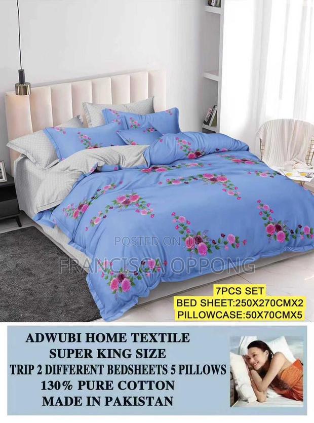 Luxurious Cotton Bedsheets (Available in Colors) · Photo 1