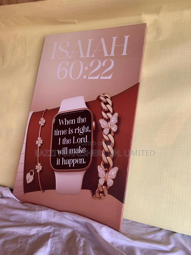 Fine Single Canvas Wall Frame’S Scripture Isaiah · Photo 1