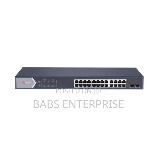 Hikvision 24 Port Gigabit Unmanaged Poe Switch
Ds-3e0526p-e/M · Photo 1