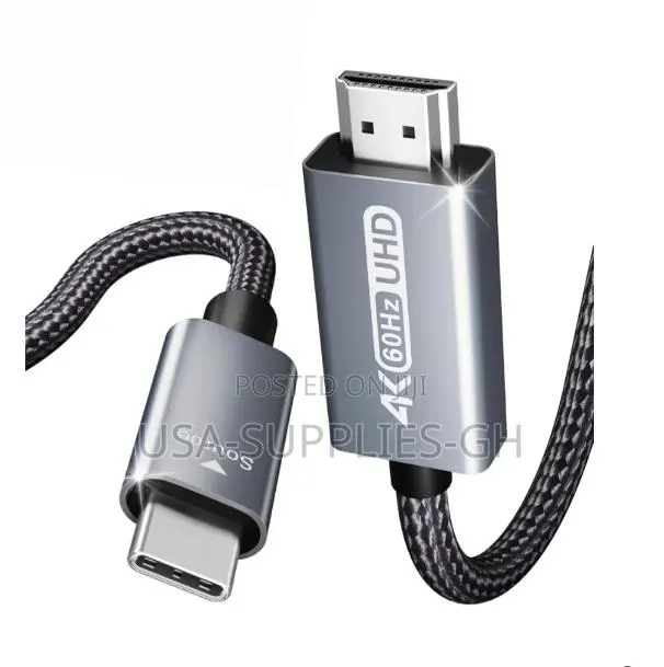 BENFEI USB-C to HDMI Cable ( at 60Hz) 6 Ft Nylon Braided From Usa · Photo 1