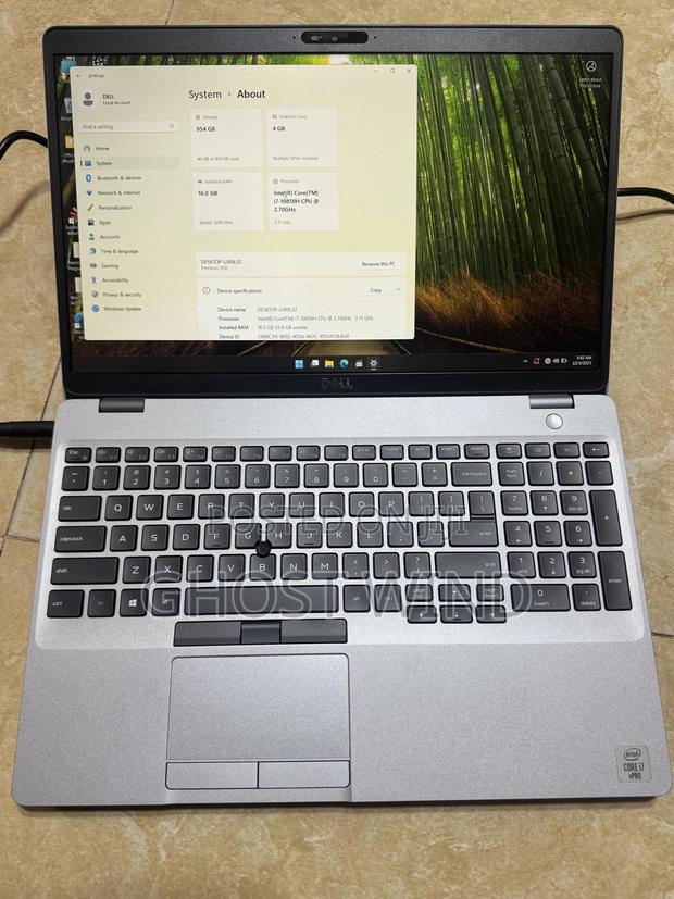 Laptop Dell Precision 15 3551 16GB Intel Core i7 SSD 1T · Photo 2