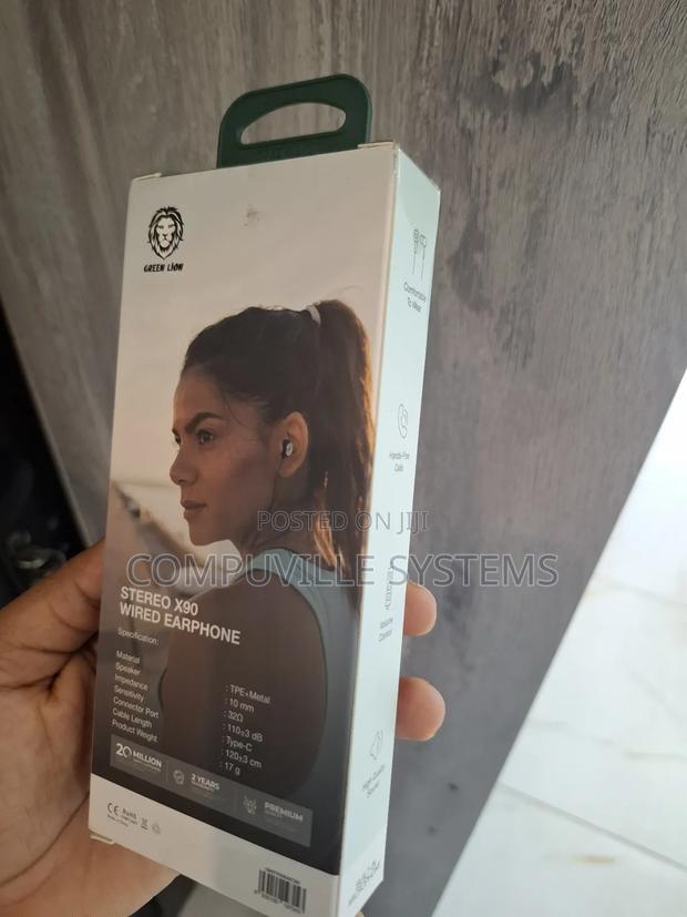 Green Lion Stereo X90 Wired Earphone, Type-C. · Photo 2