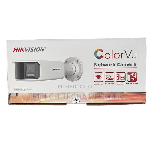 Hikvision 8mp Panoramic Colorvu Outdoor Ip Camera Ds-2cd2t87g2p-Lsu/Sl · Photo 1