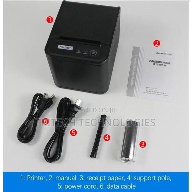 Xprinter Xp-80t Thermal Receipt Printer 80mm · Photo 3