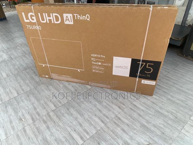 Lg 75” Uhd Ai Where Ultra Vision Meets Ultra Intelligence · Photo 1