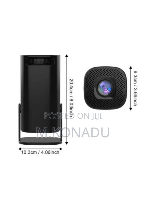 Mini Projector Android,Wifi Bluetooth-compatible Home Inch -black · Photo 2