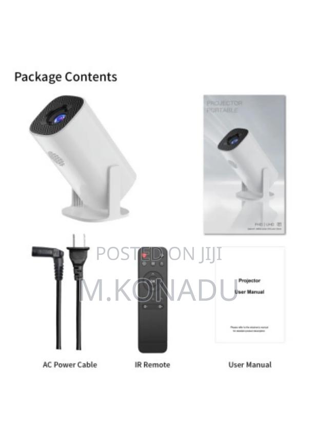 Mini Projector Android,Wifi Bluetooth-compatible Home Inch -black · Photo 3