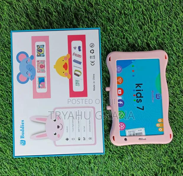 Buddies Kids Tablet 7 – 256gb + 8gb Ram | 7" Hd 5g Tablet In Ghana · Photo 2