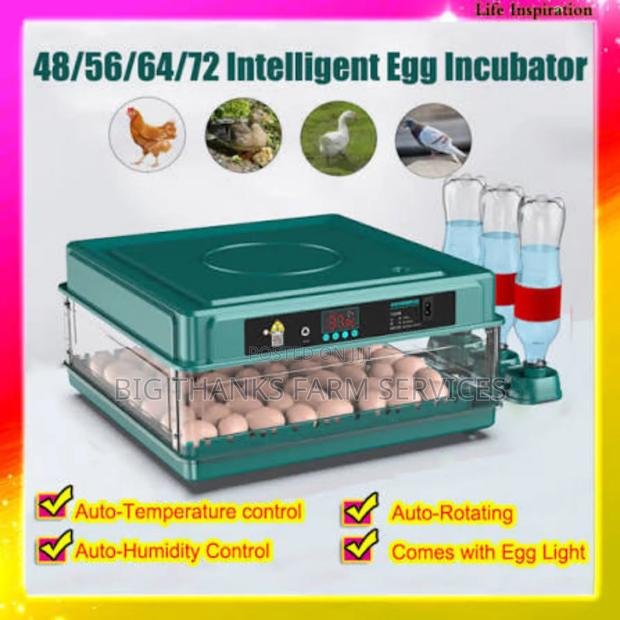 72 Egg Capacity Automatic Incubators, · Photo 1