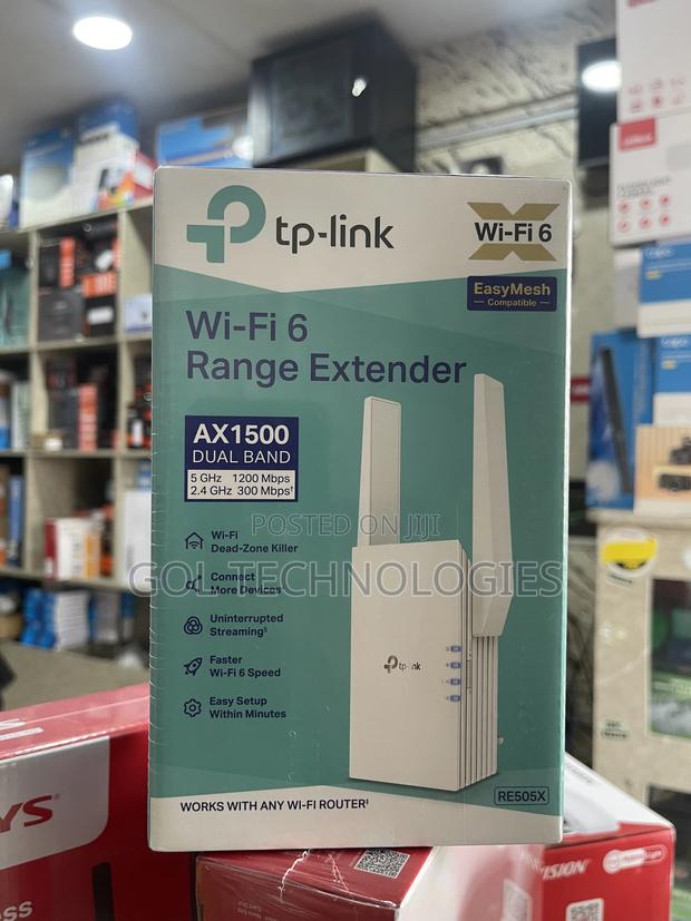 Tp-link Wi-fi 6 Range Extender Easymesh Ax1500 Dual Band Re505x · Photo 2