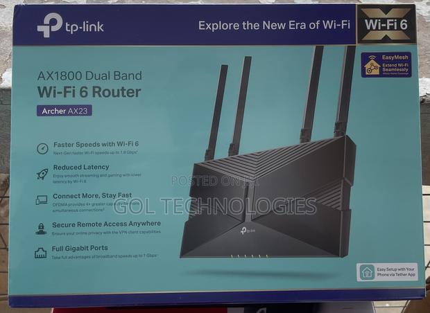 Archer Ax23 V2 Ax1800 Dual-Band Wi-Fi 6 Router Ax1800 Super-Fast Speed · Photo 1