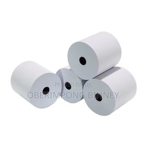 Receipt Paper 80x80mm Thick and Clear 50 in a Box · Photo 1