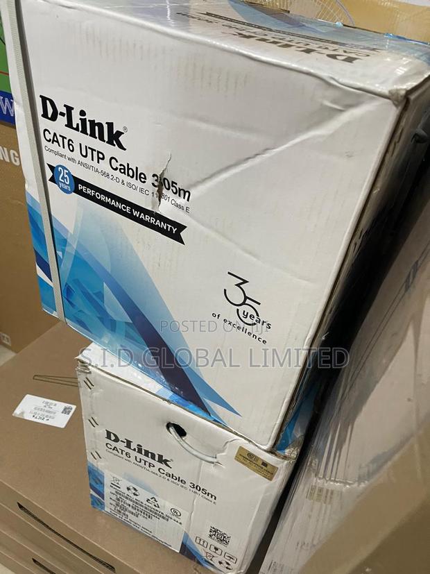 D-link 305m Ash Solid Pure Copper Cable · Photo 1