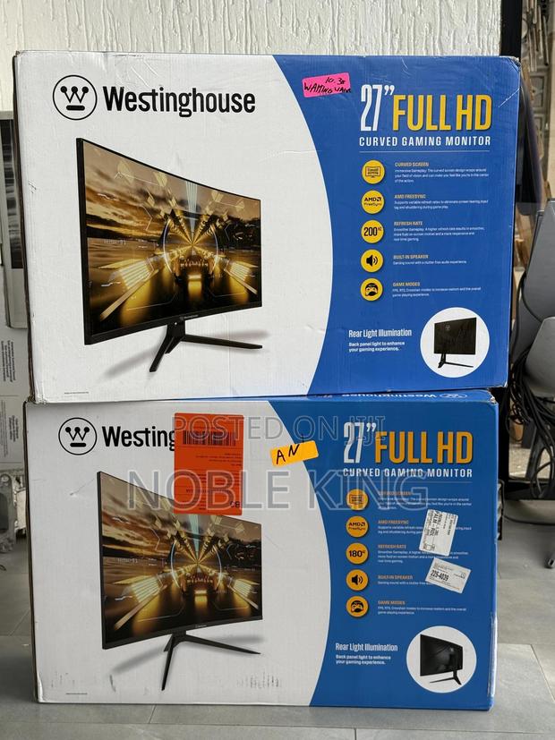 Westinghouse 27 Inch Curved Full Hd Gaming Monitor, 200hz, · Photo 1
