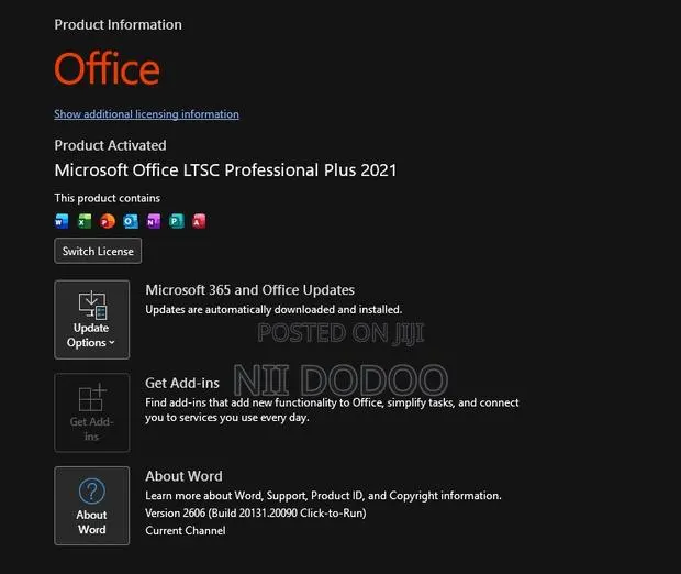Microsoft Office Lifetime Activation · Photo 1