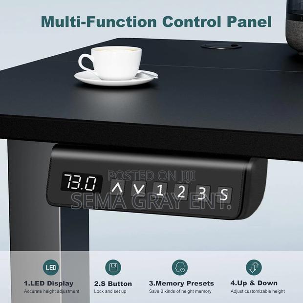 Electric Height Adjustable Computer Desk for Home Office · Photo 6